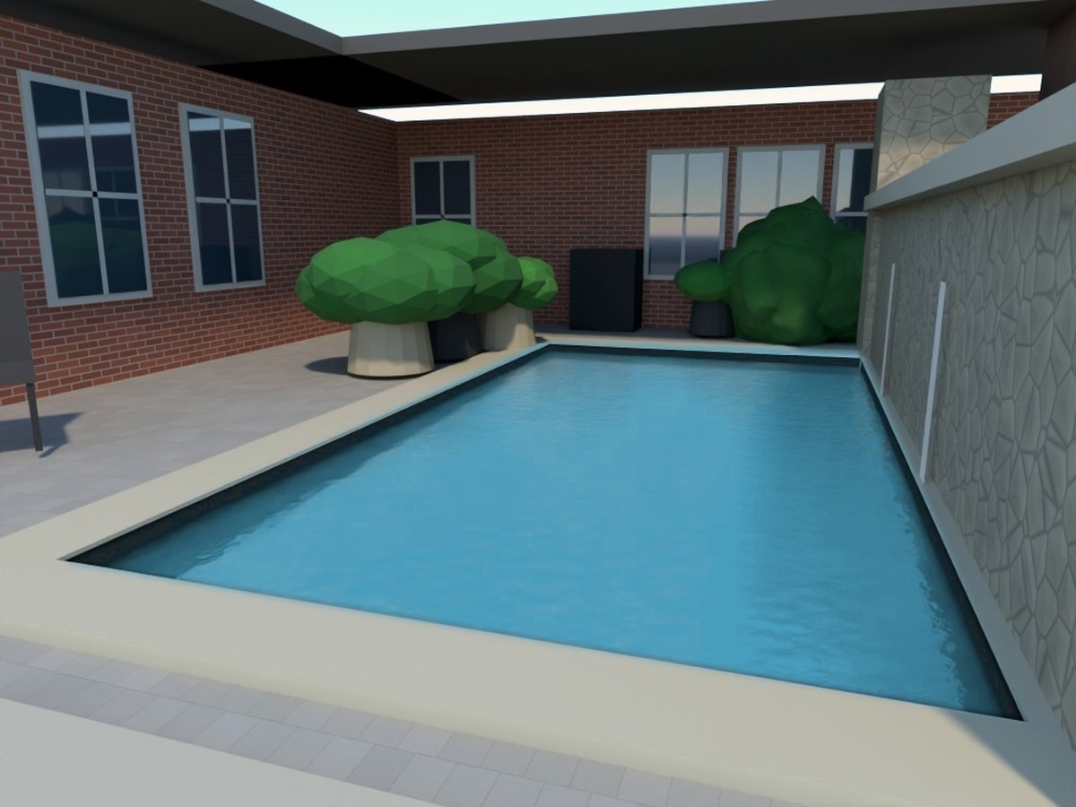 3D model of The Courtyard Pool