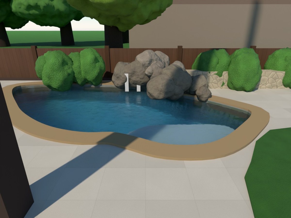 3D model of The Stone Creek Falls
